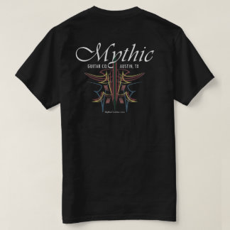 mytisk guitar co färg streck t shirt