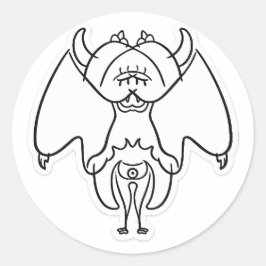 Mytisk Skugga Kageko Fantasy Varelse Klistermärke