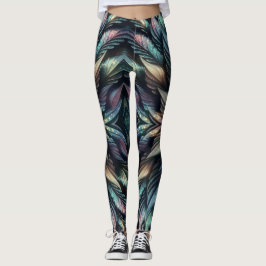 Mytiska Fjädrar Leggings