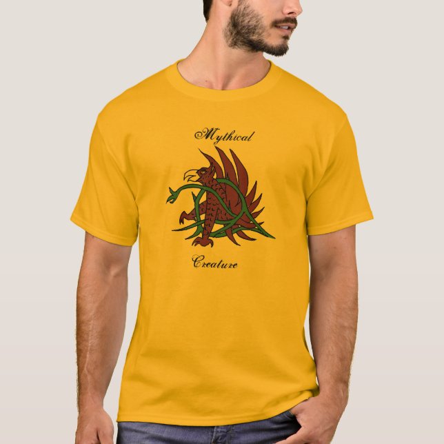 Mytiska kräkningar tee shirt (Framsida)