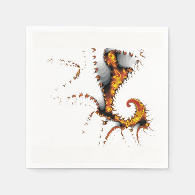 MYTISKA KREATSER PAPPERSSERVETT (Framsidan)