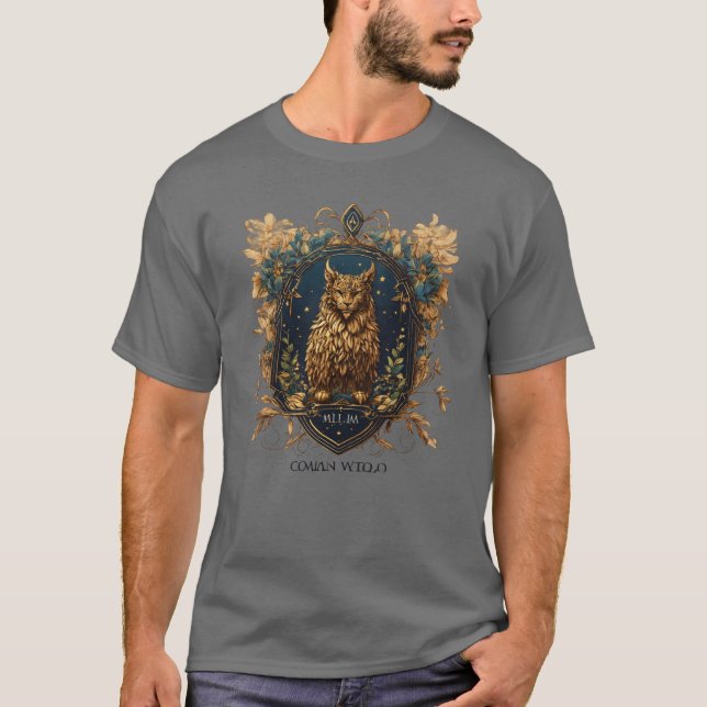 Mytiska skapelser - Folklore-Inspired Art T Shirt (Framsida)