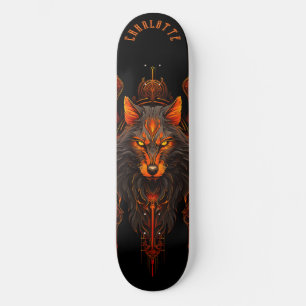 Mytiska Varulvsstammar Mörk Fantasy Mini Skateboard Bräda 18,5 Cm