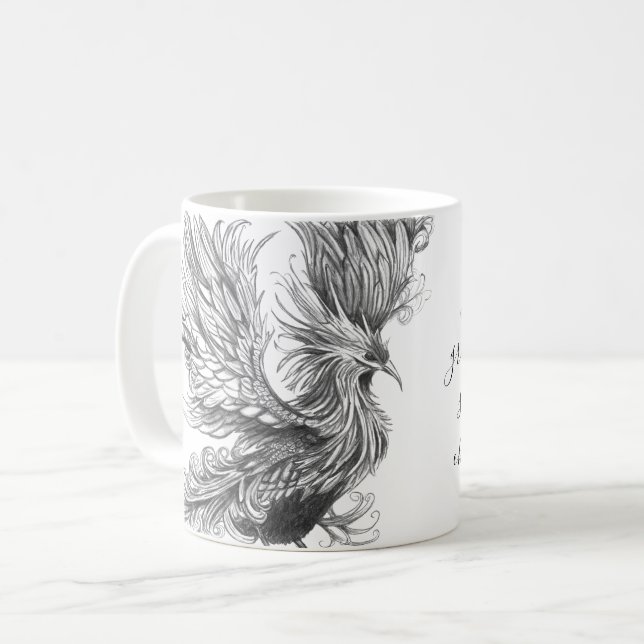 Mytologisk Fenix-mugg Kaffemugg (Framsida vänster)