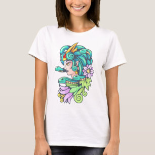 mytologisk mediakorgon t shirt