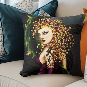Mytologiska Medusa Grekisk mytologi Orm Gorgon Kudde