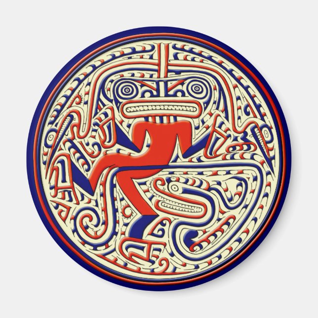 Mytologiskt djur före Colombia Magnet (Framsidan)