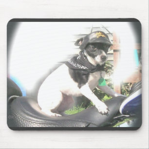 Mz. Sassy Biker Babe Mousepad Musmatta