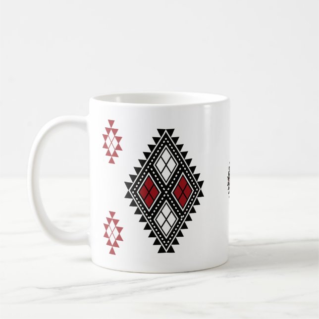 M'zab mönster kaffemugg (Vänster)
