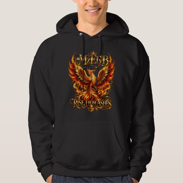 MzElyB Stig Ur Aska Phoenix Tröja Hoodie (Framsida)