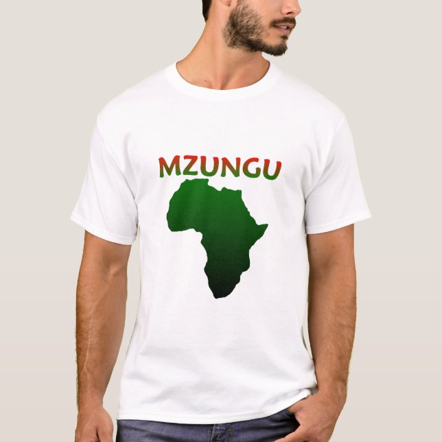 mzungu 8 tee shirt (Framsida)
