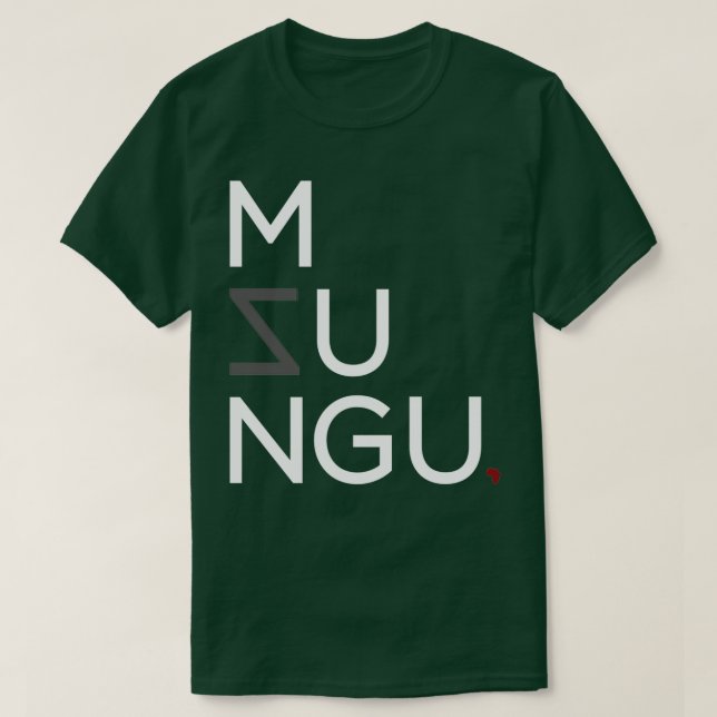 Mzungu T Shirt (Design framsida)