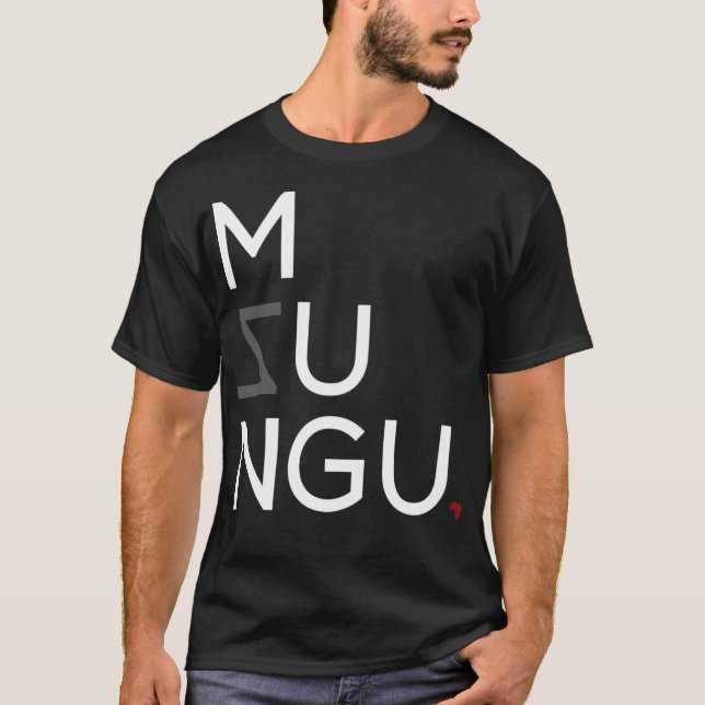 Mzungu T Shirt (Framsida)