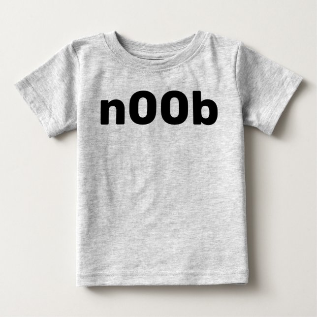 n00b nybörjare t shirt (Framsida)