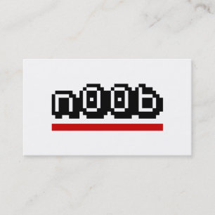 n00b visitkort