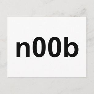 n00b vykort