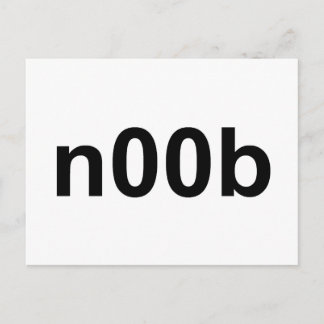 n00b vykort