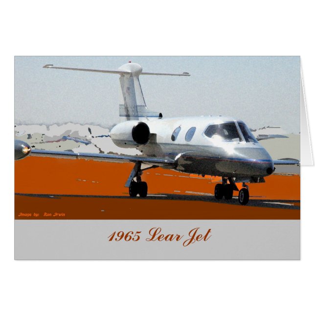 N1965L Lear jet 1965 OBS Kort (Framsidan Horizontal)