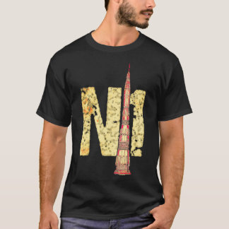 N1 Sovjetunionens ryska Måne raket 2 T Shirt