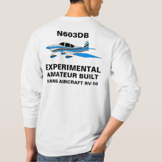 N603DB Blue med text T Shirt