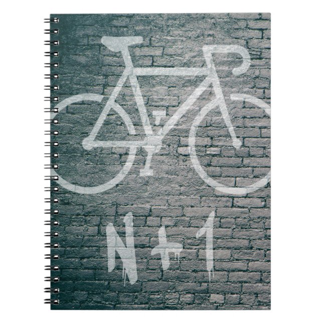 N+1 Bike Graffiti Anteckningsbok (Framsidan)