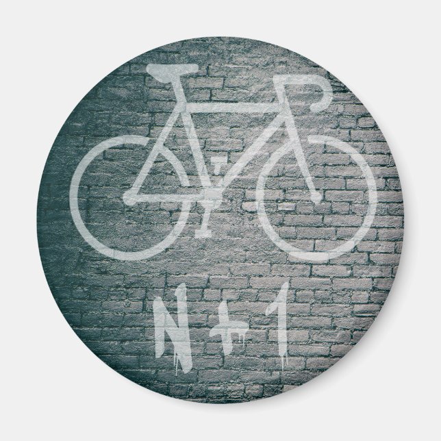 N+1 Bike Graffiti Magnet (Framsidan)