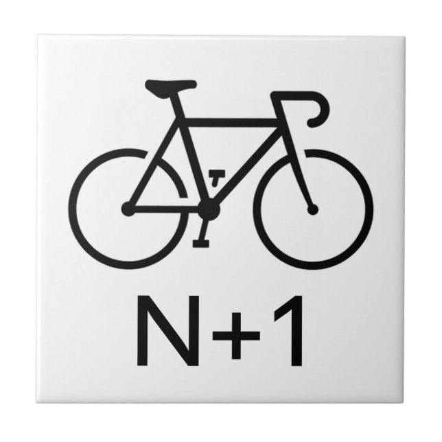 N+1 Bike Kakelplatta (Framsidan)