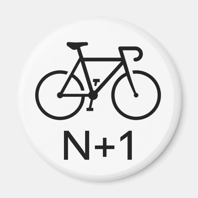 N+1 Bike Magnet (Framsidan)