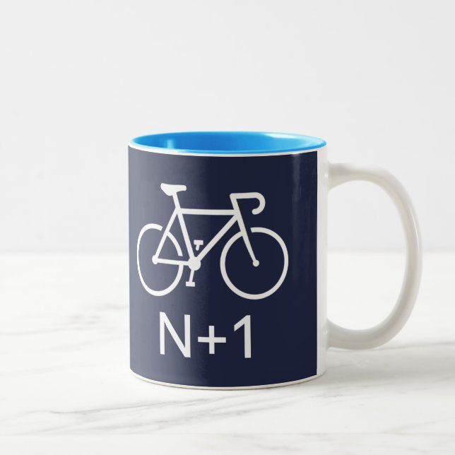 N+1 Bike Två-Tonad Mugg (Höger)