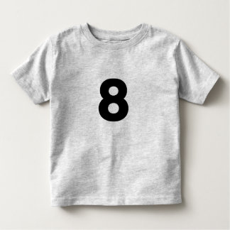N 8, nummer 8, 8 Småbarn T-shirt