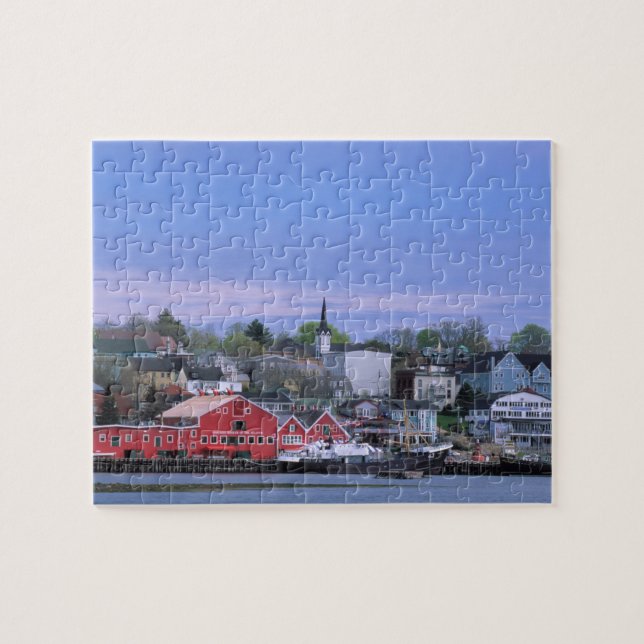 N.A. Kanada, Nova Scotia. En vy av Lunenburg, en Pussel (Horisontell)