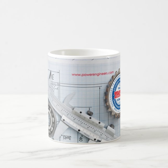 N.A.P.E. Iscensätta verktygvitmuggen Kaffemugg (Center)