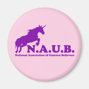 N.A.U.B-Unicorntroenden Magnet