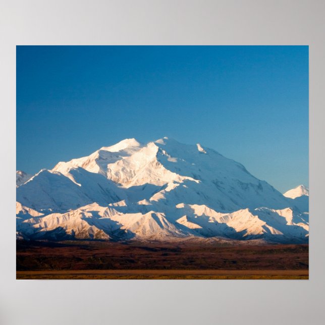 N.A., USA, Alaska. McKinley i Denali Poster (Framsidan)