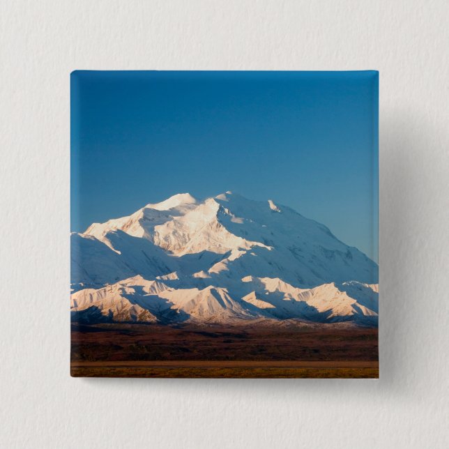 N.A., USA, Alaska.  Mt. McKinley i Denali Knapp (Framsida)