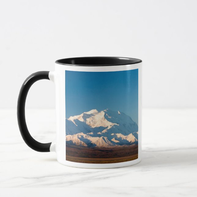 N.A., USA, Alaska.  Mt. McKinley i Denali Mugg (Vänster)