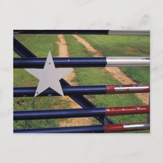 N.A., USA, Texas, Lake Buchanan, Texas flagga Vykort