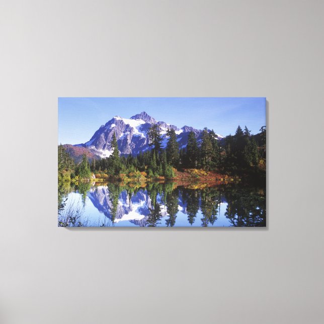 N.A., USA, Washington, Mt. Baker & Snoqualmie Canvastryck (Framsida)