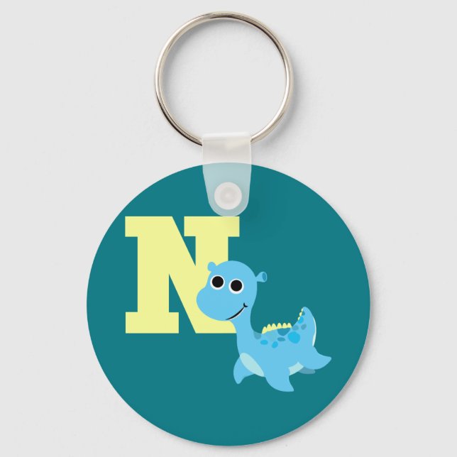 N är för Nessie Nyckelring (Framsida)