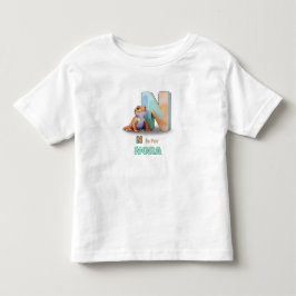 N är för Nora - Personlig T-shirt för Småbarn
