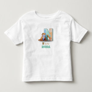N är för Nora - Personlig T-shirt för Småbarn