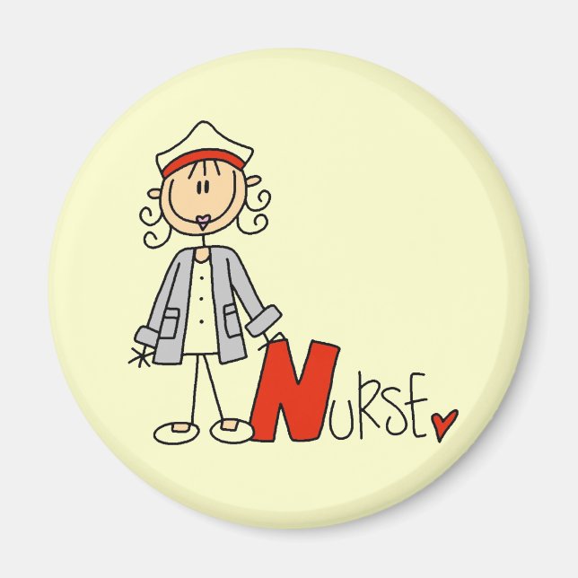 N är för sjuksköterska magnet (Framsidan)