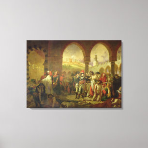 N. Bonaparte besöker den plåga som drabbat Canvastryck