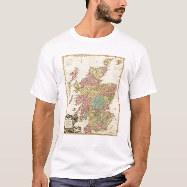 N Britannien, Skottland Tee Shirt (Framsida)