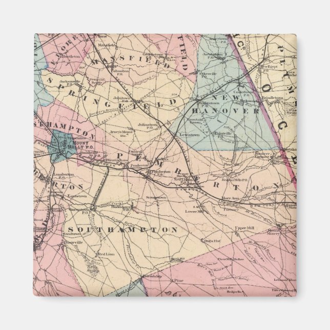 N Burlington County, NJ Magnet (Framsidan)