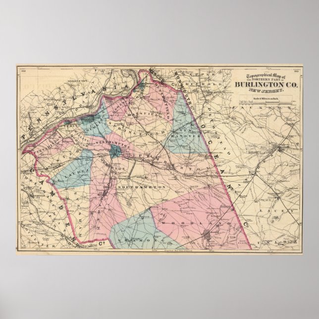 N Burlington County, NJ Poster (Framsidan)