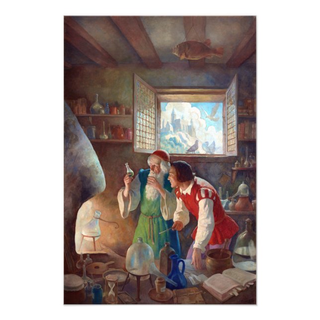 N.C. Wyeth, Alchemistens Poster (Framsidan)