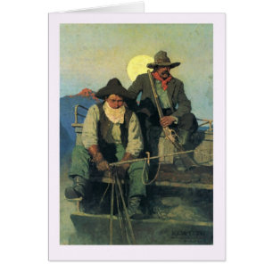 N C Wyeth Hälsningskort