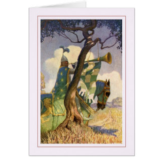 N C Wyeth Hälsningskort