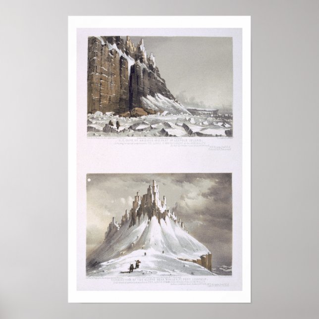 N.E. Kap och del av Leopold Island (t.ex. Poster (Framsidan)